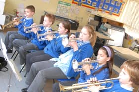 Here's a musical memory for you from a school practice session in 2007.