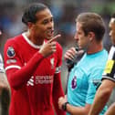 John Brooks sent off Virgil van Dijk when Newcastle United and Liverpool met back in August 2023