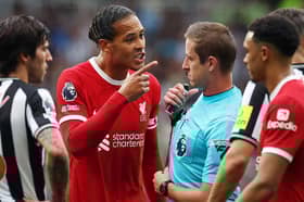John Brooks sent off Virgil van Dijk when Newcastle United and Liverpool met back in August 2023