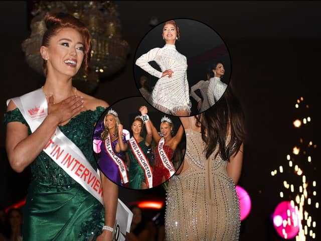 Victoria Quinlan, a dog groomer, was crowned Miss Manchester and will compete in Miss England beauty pageant.
