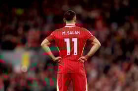 Mohamed Salah looks ahead to Sunday’s Carabao Cup final v Newcastle. 