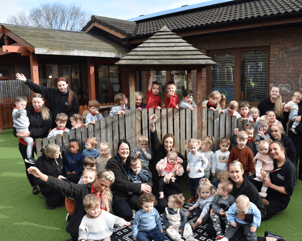 Bede Burn Kindergarten, in Jarrow, is celebrating achieving an 'Outstanding' Ofsted rating.