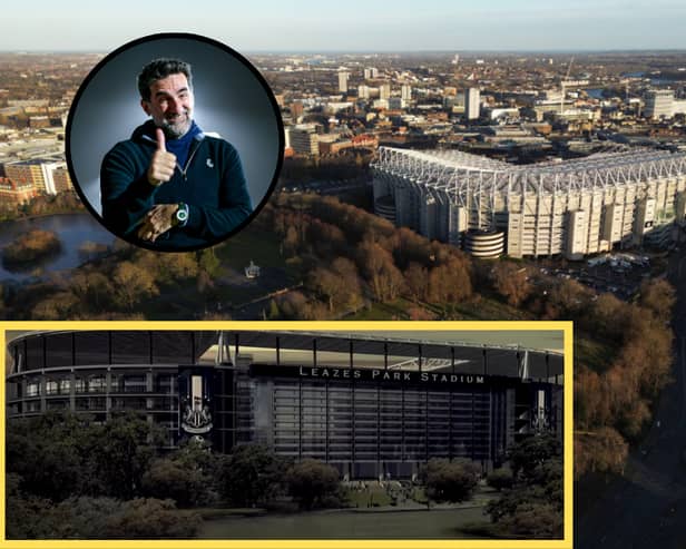 Newcastle United are looking to build a new stadium on Leazes Park. 