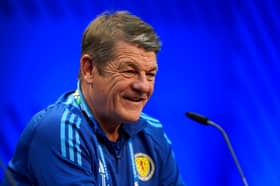 Scotland assistant manager John Carver who savoured Newcastle's emotional Carabao Cup triumph from afar.