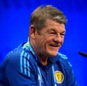 Scotland assistant manager John Carver who savoured Newcastle's emotional Carabao Cup triumph from afar.