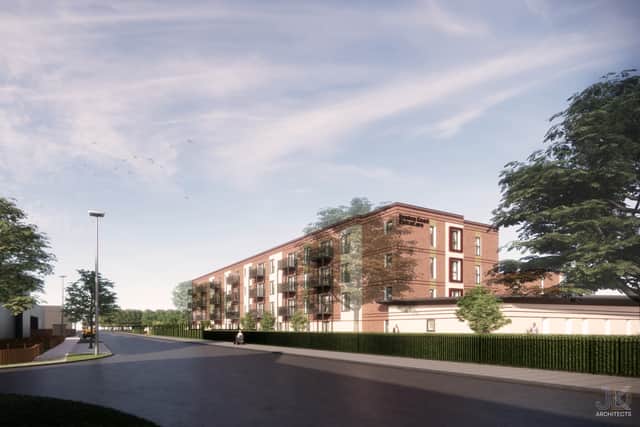 Plans include up to 124 one-bed and two-bed extra care residential apartments, a type of accommodation that combines independent living with care and support services