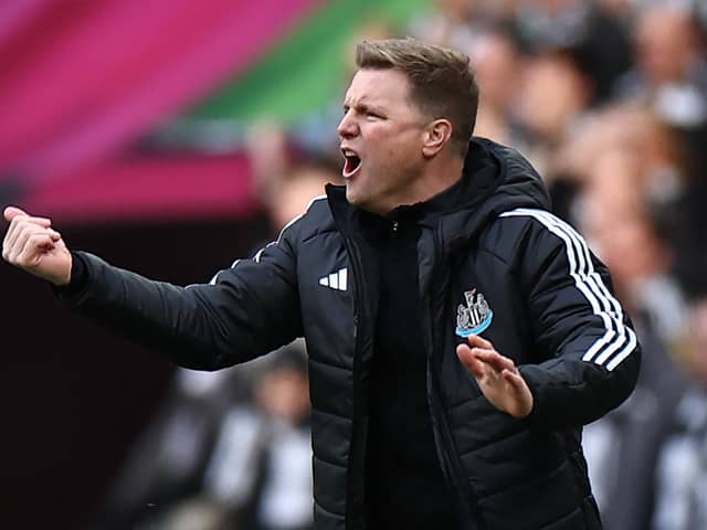 Eddie Howe at Wembley.