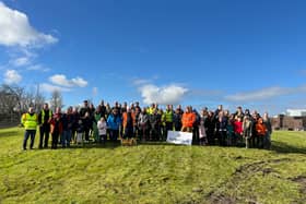 Around 2,000 trees have been planted at South Tyneside District Hospital.