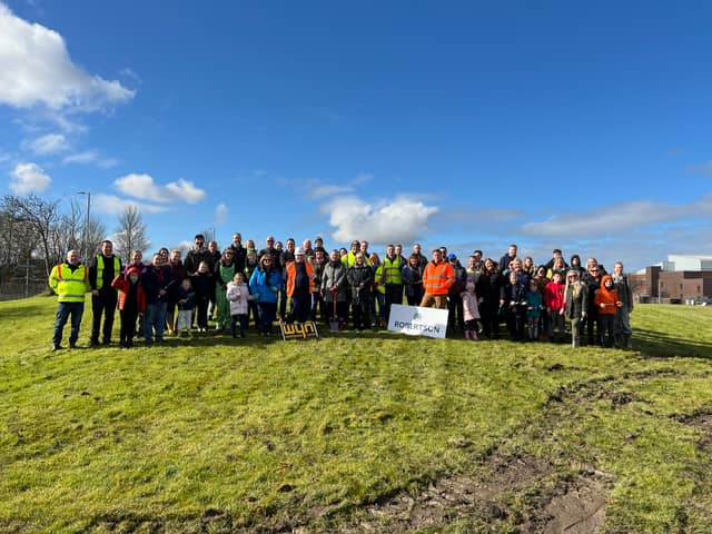 Around 2,000 trees have been planted at South Tyneside District Hospital.