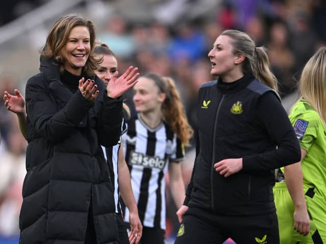 Amanda Staveley and Becky Langley