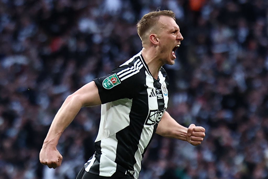 Dan Burn as Newcastle United manager? PFA reveal brilliant footage of Carabao Cup hero in action