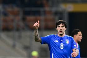 Sandro Tonali starred for Italy in their Nations League match against Germany.
