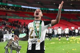 Newcastle United midfielder Bruno Guimaraes