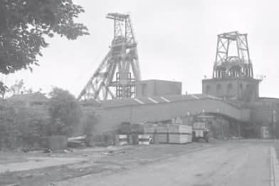 Boldon Colliery which was facing the threat of closure after a report in 1980.