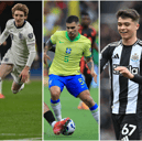 Anthony Gordon has withdrawn from international duty whilst Bruno Guimaraes is suspended. Lewis Miley captained England U19.
