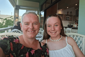 Lynsey Simmons and her daughter, Bethany.