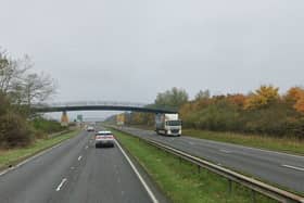 A diversion route was in place on the A19 northbound following a crash near Sunderland