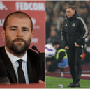 Newcastle United sporting director Paul Mitchell and head coach Eddie Howe