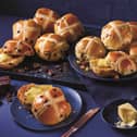 Aldi's new range of hot cross buns