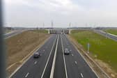 The stretch of the A19 where the collision was reported to have taken place.