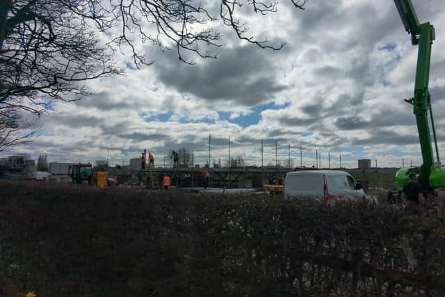 Newcastle stage under construction