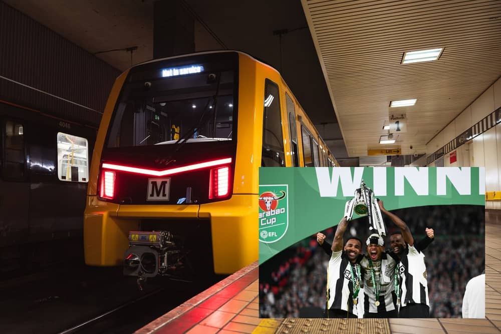Metro and bus services across the city will be impacted by Carabao Cup celebration events this weekend