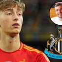 Dean Huijsen in action for Spain. The AFC Bournemouth defender is a target for Newcastle United and several other clubs. 