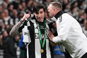 Newcastle United midfielder Sandro Tonali.
