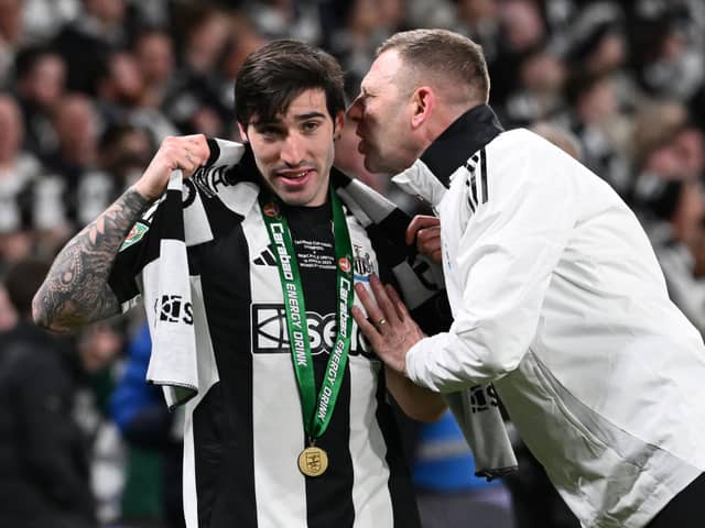 Newcastle United midfielder Sandro Tonali.