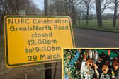 Newcastle United Carabao Cup celebrations