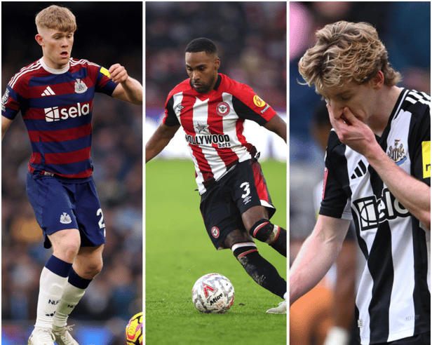 Lewis Hall and Anthony Gordon will not feature for Newcastle United v Brentford. Rico Henry is a major doubt