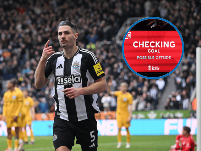 Fabian Schar had a goal disallowed v Brighton by SAOT. The Premier League could implement the technology by Easter