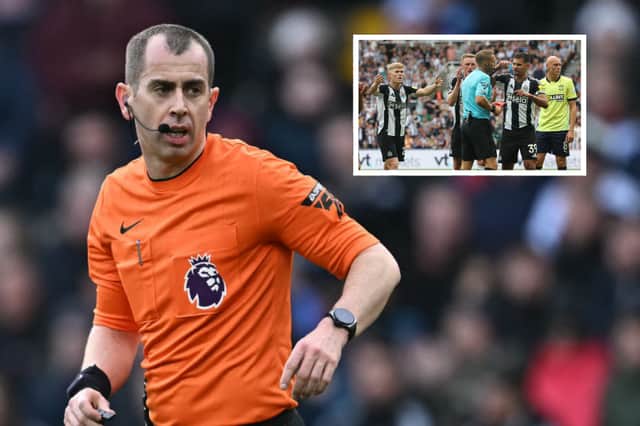 Peter Bankes will referee Newcastle United's clash with Brentford on Wednesday