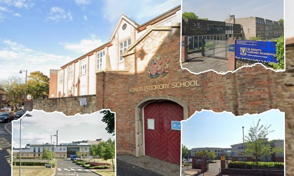 These secondary schools were among Tyne and Wear's top performers