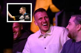 Newcastle United players were in attendance at the darts in Newcastle on Thursday night