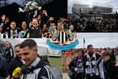 Newcastle United Carabao Cup celebrations