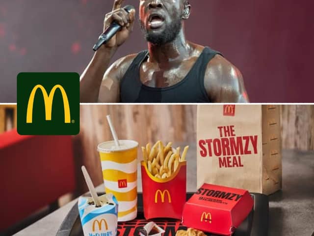Stormzy's McDonald's meal