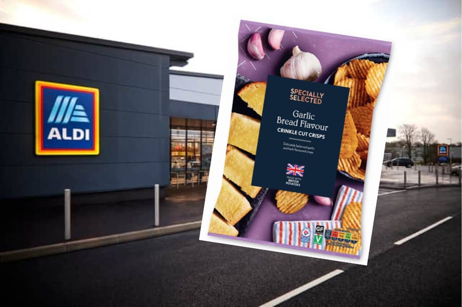Aldi has announced the return of their garlic bread crisps