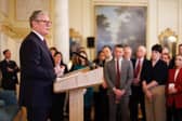 PM Sir Keir Starmer addressing the reception of regional journalists at 10 Downing Street