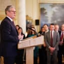 PM Sir Keir Starmer addressing the reception of regional journalists at 10 Downing Street
