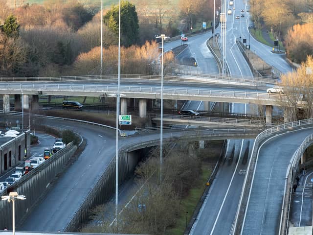 Newcastle's A167 Central Motorway