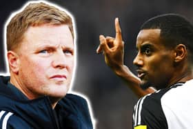Eddie Howe discusses Alexander Isak's injury record at Newcastle United. 
