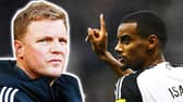 Eddie Howe and Alexander Isak.