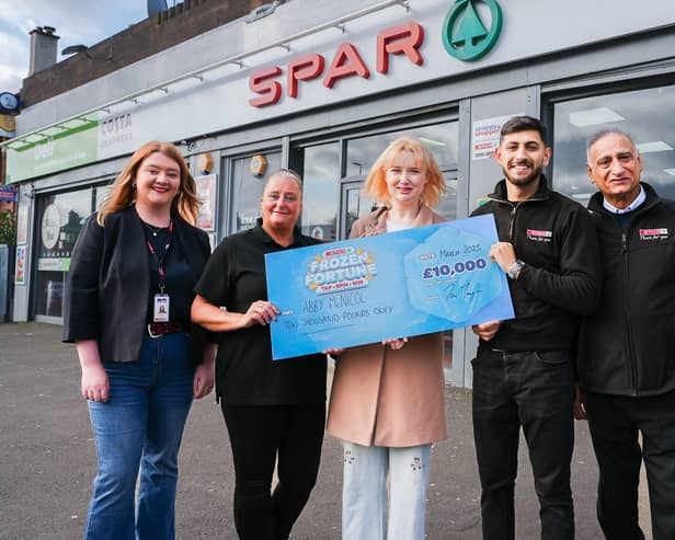 Abby McNicol was one of the four lucky winners who won the SPAR Frozen Fortune £10k prize