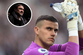 Karl Darlow will start for Leeds United against Luton Town this lunchtime