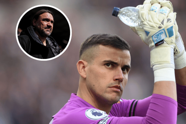 Karl Darlow will start for Leeds United against Luton Town this lunchtime