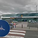 A drunk business class passenger who enjoyed airport hospitality "too much" before a long-haul flight from Newcastle