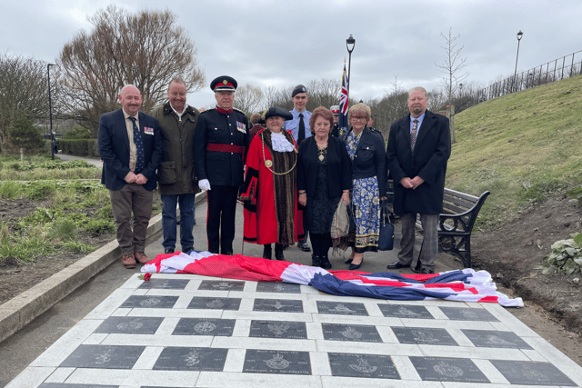 South Tyneside's Veterans' Walk was officially opened in North Marine Park on Saturday, April 5.
