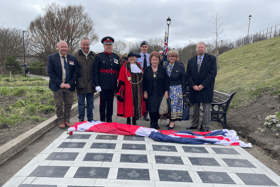 South Tyneside's Veterans' Walk was officially opened in North Marine Park on Saturday, April 5.
