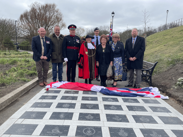 South Tyneside's Veterans' Walk was officially opened in North Marine Park on Saturday, April 5.
